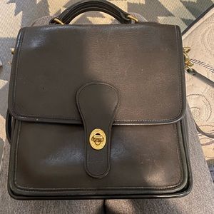 Vintage coach station bag